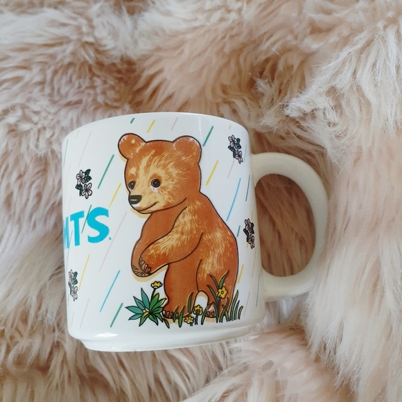 VTG Smoky Mts Coffee Tea Mug Black + Brown Bears - Picture 3 of 16